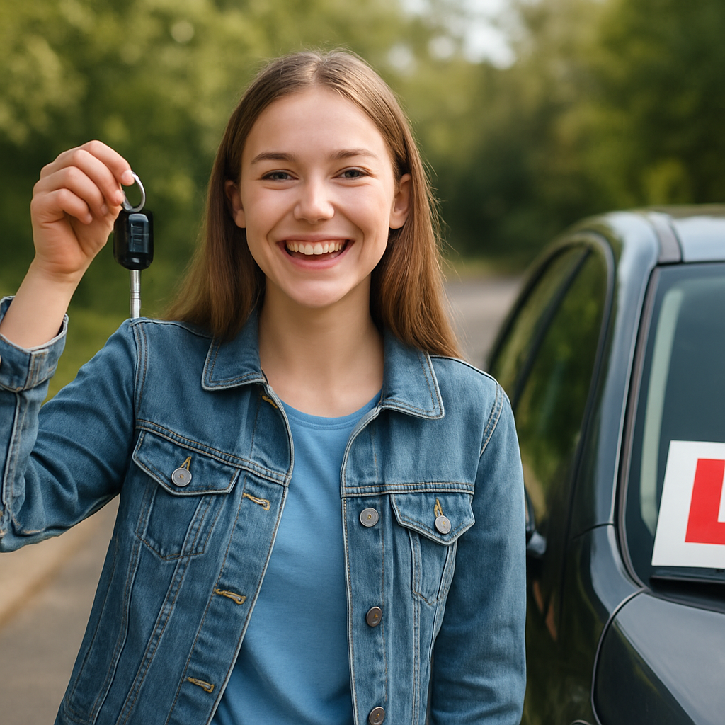 Successful learner driver who passed first time in Rochdale