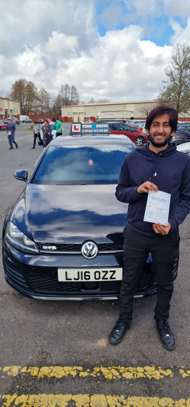 Successful learner driver who passed first time in Rochdale