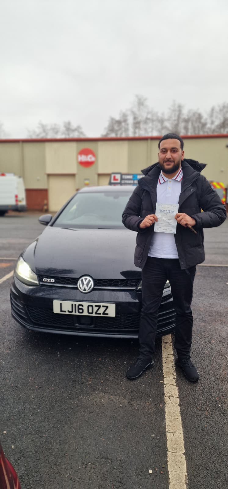 Successful learner driver who passed first time in Rochdale