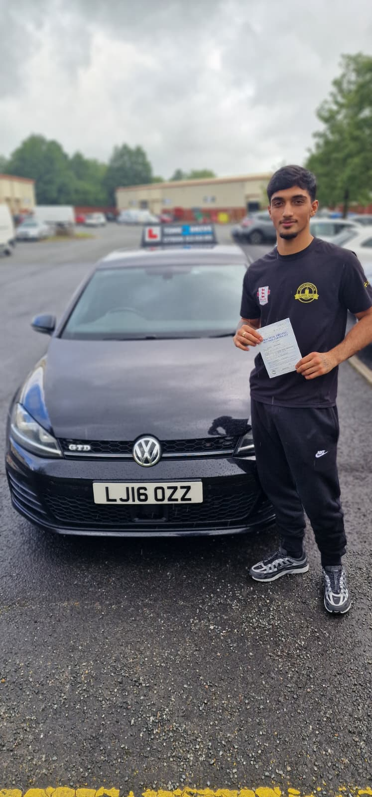 Successful learner driver who passed first time in Rochdale