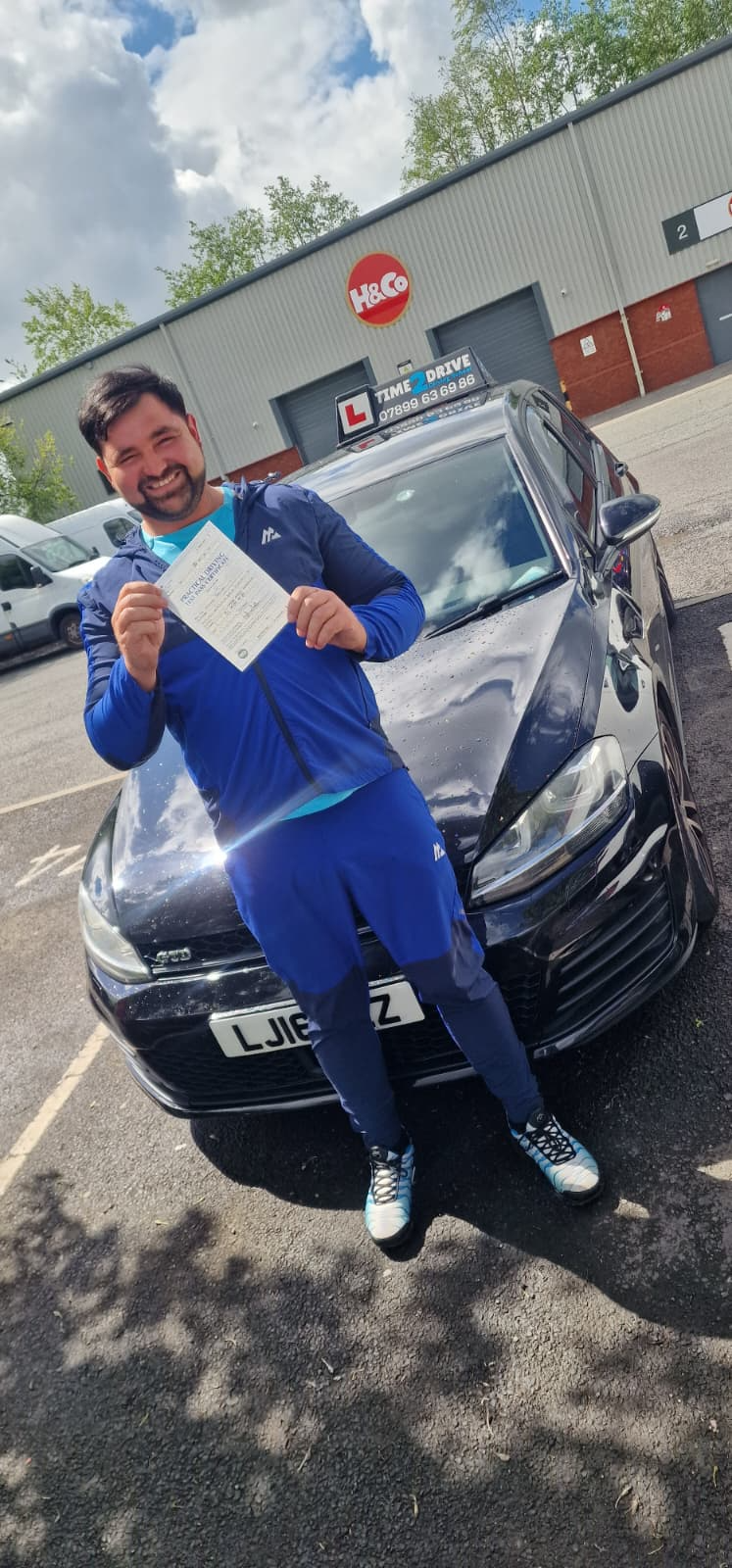 Successful learner driver who passed first time in Rochdale