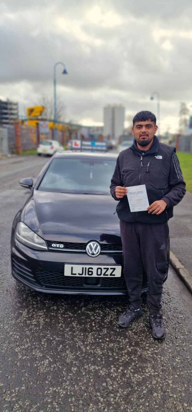 Successful learner driver who passed first time in Rochdale
